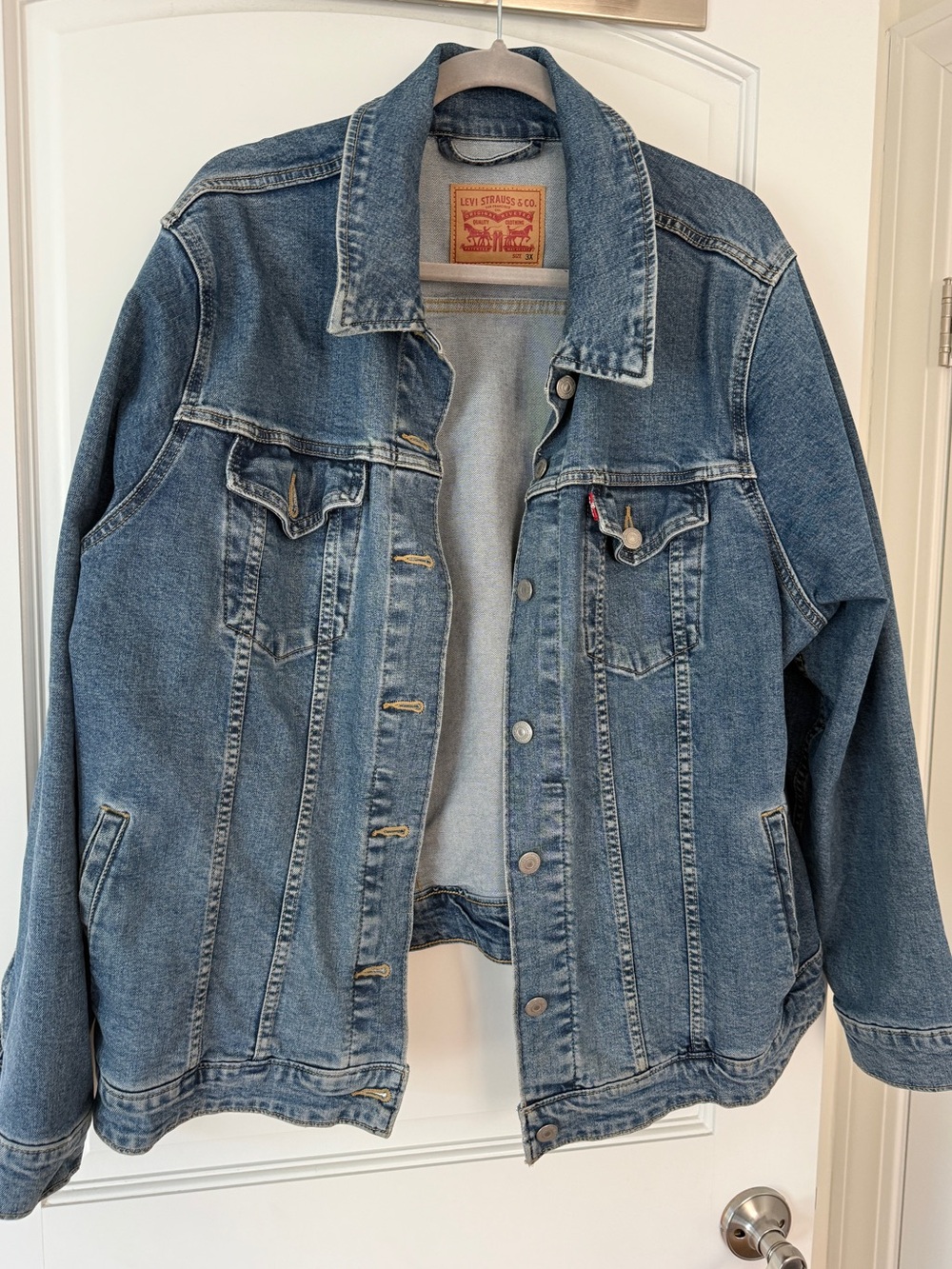Levi's Plus Size Blue Denim Jacket Size 3X